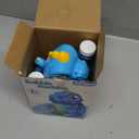 Dinosaur Bubble Machine Toys for Toddlers: Battery-Operated Bubble Maker with Bubble Solution for Kids - Perfect for Outdoor Parties, Yard Fun - Idea Kids Gift for Easter Christmas Birthday (Blue)