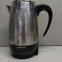 Farberware Electric Coffee Percolator, Stainless Steel Basket, Automatic Keep Warm, No-Drip Spout, 8 Cup