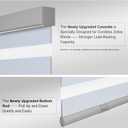 Persilux Blackout Cordless Zebra Blinds for Windows (35" W x 64" H, Light Grey) with Upgraded Cassette Free-Stop Dual Layers Sheer Roller Shades for Home and Office