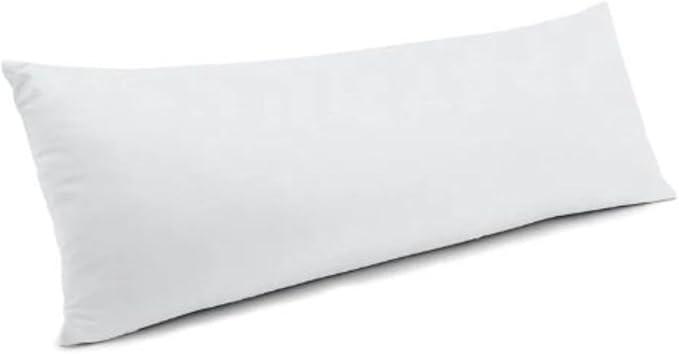 MoonRest® Premium Lumbar Polyester 100% Cotton Fabric Filled with 100% Pure Virgin Synthetic Fiberfill Decorative Throw Pillow Insert Stuffer Form for Sofa Couch Cushion Bedroom 16x36”
