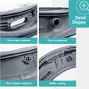 Upgraded DC64-03788A Washer Door Boot Seal for Samsung, Fit WF45T6000AW/A5 WF45R6300AW/US WF45R6100AW/US WF45T6200AW/US WF45B6300AW WF45A6400 WF46BB670 WF50A860, Replace 4959290 AP6884238 PS12720638