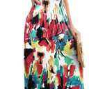 GRECERELLE Women Summer Casual Maxi Long Dress Short Sleeve Crew Neck with Pockets, Size S-3XL (M)