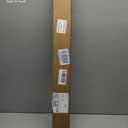 LazBlinds No Drill Zebra Blinds for Windows 32" W x 64" H, White