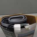 Extra Thick Silicone Mat Waterproof with Raised Edge 34" x 22", Under Sink Mat for Kitchen & Bathroom, Kitchen Cabinet Liner, Multi-Purpose for Storage & Protection, Gray