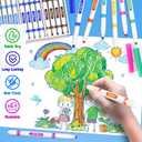 Toidgy 288 PCS Washable Markers for Kids, Colored Markers Bulk for School, Thin Marker Set in 12 Assorting Colors, Fine Line Marker with Conical Tip, Back to School Supplies, Classroom Must Haves