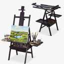 yokugo Beech Wood Art Easel for Painting, Large Easel Stand with Storage