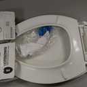 KOHLER 20110-0 Brevia, Slow Close Toilet Seat, Elongated Toilet Seat, Grip-Tight Bumpers Quick-Attach Hardware, White