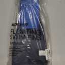 Sporti Adult-Kids Swim Fins for Pool Lap Swimming - Long Floating Fins for Swimming & Snorkeling - Swim Flippers for Training (Youth 4-5 / W 6, Navy-Blue)