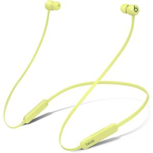 Beats Flex Wireless Earbuds - Apple W1 Headphone Chip, Magnetic Earphones, Class 1 Bluetooth, 12 Hours of Listening Time, Built-in Microphone - Yuzu Yellow