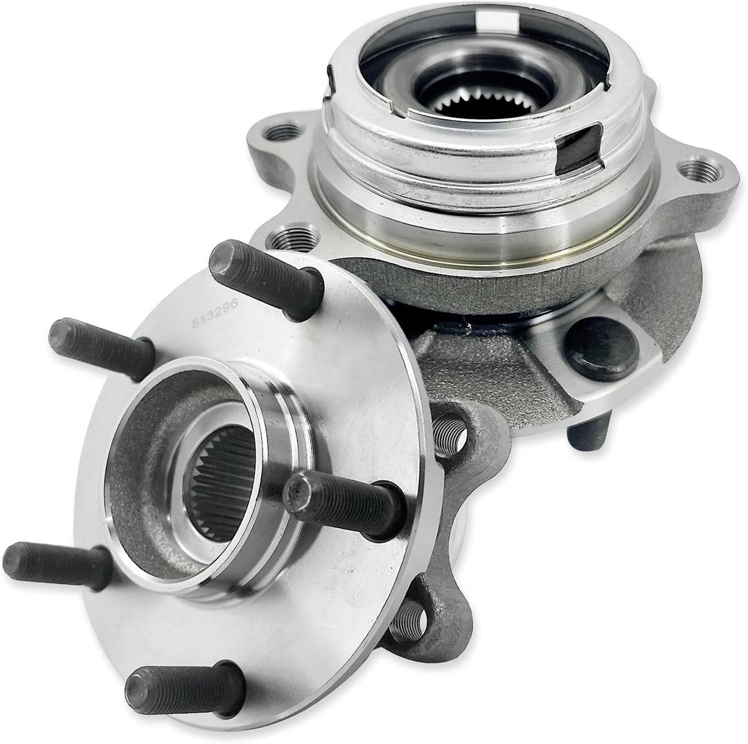 Pair 513296 Front Wheel Bearing Hub Assembly Compatible with Infiniti JX35 2013, QX50 2019, QX60 2014-2019, for Nissan Altima Maxima Murano Pathfinder 2013-2019 Hub Bearing Kit, 5 Lug (OE Size)