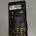 MABAO Sleep Mask for Side Sleeper, Eye Mask for Sleeping Women Men, 3D Contoured Cup No Eye Pressure 100% Light Blocking Sleeping Mask with Adjustable Strap Night Blindfold Flight, Travel, Nap, Black