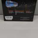 PowerFlow Garden Hose, NON-EXPANDABLE 25 Feet Premium Quality Stainless Steel Metal Water Hose with Durable Fabric Skin, Hose For Commercial, Residential Use, Bonus 10-way Spray Nozzle (25 Ft, Black)