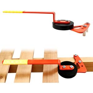 Deck Board Straightener Tool - Heavy Duty Rebar Bender for Wood Alignment, No Hammering Needed, Professional Deck Installation Kit