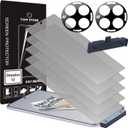 [5+2][with Install Kit] 5 Anti-glare(matte) TPU film Screen protector + 2 Lens Protector + Installaion Guide Tood (EZ KIT) compatible with Oneplus 12 5G 2024 Easy to Install TPU Film screen protector