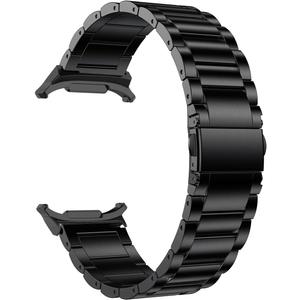 LDFAS Titanium Band for Galaxy Watch Ultra, Galaxy Watch 7/6 Classic 47mm/45mm/44mm Metal Replacement Strap for Men and Women (Black)