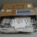 iSPECLE Freezer Organizer Bins - for 5 to 7 Cu.Ft Chest Freezer, 3 Pack Easy Access Stackable Deep Freezer Organizer Bins with Handles, Heavy Duty for Meat and Frozen Food, Assembly Required, Black