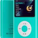 64Gb Mp3 Player with Bluetooth Y1 Portable Music Digital Players Supports Playlist Audiobook Video Nice Gadget for Kids Green