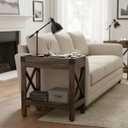 Narrow Side Table, Slim End Table,Sofa Side Table, End Table Nightstand for Bedroom, Living Room, Small Spaces