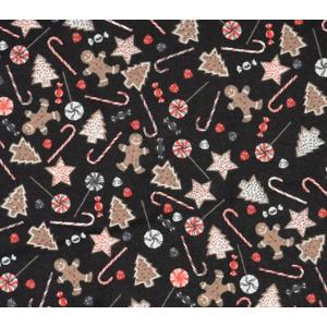 L 108 X W 42 Christmas fabric Gingerman