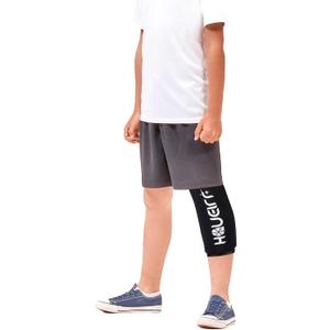 HAUElRR Knee Ice Pack Wrap with Compression Sleeve, Flexible Gel Ice Wrap for Knee, Elbow, Ankle, Foot, Reusable Hot & Cold Therapy for Injuries, Pain Relief, Meniscus, ACL, MCL Recovery-XS (Black, XS)