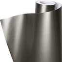VViViD+ Premium Charcoal Grey Satin Semi-Gloss Adhesive Vinyl Wrap Roll (6ft x 5ft)
