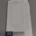 Hiearcool Waterproof Phone Pouch, Waterproof Phone Case with Crossbody Lanyard Compatible for iPhone 17 16 15 14 13 Pro Max Up to 8.3", Cellphone Dry Bag Travel Essentials for Beach -Clear-2Pack