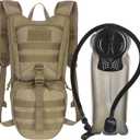 Unigear Tactical Hydration Packs Backpack 1050D with 3L Water Bladder, Thermal Insulation Pack Keeps Liquid Cool up to 4 Hours for Hiking, Cycling, Hunting and Climbing