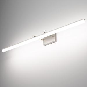 Aipsun 48inch Brushed Nickel Bathroom Llight Fixtures LED Vanity Light Adjustable Modern Vanity Lights Over Mirror Rotatable Lighting 5500K