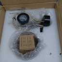 Modern Wall Sconce with Clear Waves Glass Shade Bathroom Vanity Light Fixture Lighting Decorative Wall Lamp for Bedroom Living Room Dining Room