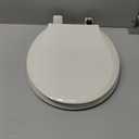 KOHLER 4639-RL-96 Cachet ReadyLatch Quiet-Close Round Toilet Seat, Soft Close Lid, Round Toilet Seat, Biscuit