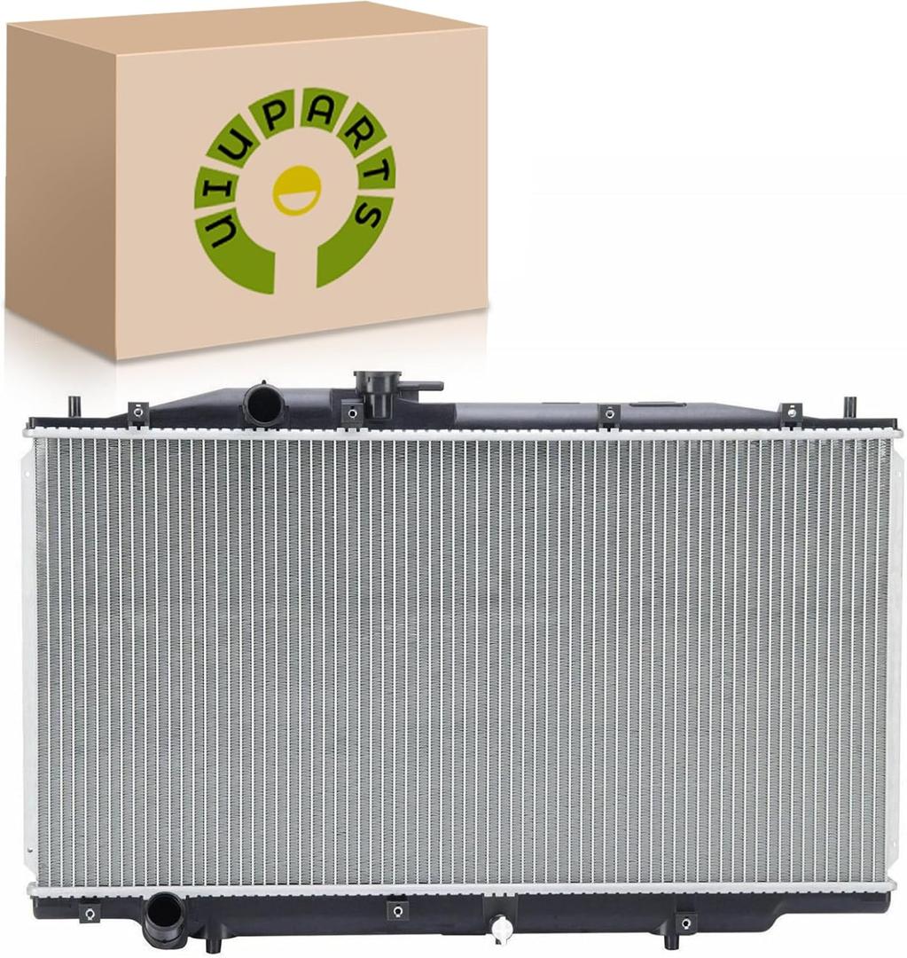 UIU 28-1/4 * 14-3/4 * 1 IN Engine Coolant Radiator Assembly Compatible with Honda Accord 2003 2004 2005 2006 2007, V6 3.0L GAS, Automatic Transmission