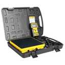 YELLOW JACKET Refrigerant Scale 110 LBS HVAC Freon Scale Ultra-Large LCD Screen High Precision Electronic Refrigerant Charging Weight Scale with Portable Case for Recovery Tanks