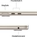 Apple 2025 MacBook Air 13-inch Laptop with M4 chip: Built for Apple Intelligence, 13.6" Liquid Retina Display, 16GB Unified Memory, 256GB SSD Storage, 12MP Center Stage Camera, Touch ID, Starlight