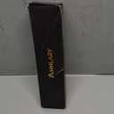 Hair Straightener 1 Inch Flat Iron and Curler 2 in 1 Titanium Ceramic Ionic Dual Voltage Straightener with Heat-Resistant Silicone, for Less Frizz, Shinier & Smoother (Black/Rose Gold)