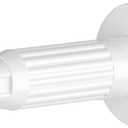 AIZESI Tension Curtain Rod 41-87Inch(3-7Ft),1.26'' Diameter,Long Heavy Duty Adjustable No Drill Shower Curtain Rod for Windows, Balcony, Room Divider White