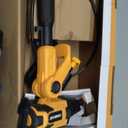 6" Brushless Cordless Power Spin Scrubber Compatible with DeWalt 20V Max (Tool Only), 2-Speed 350 RPM Electric Floor Scrubber with Water Hose Valve, 90° Adjustable Head for Deck, Patio & Driveway
