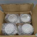 Jarsoph 4 Pack 14oz Glass Mason Jar with Handle & Lids, Wide Mouth Glass Container for Meal Prep, Jam, Honey, DIY Jars, Iced Coffee, Smoothie