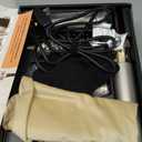 MESCOMB Upgraded 5 in 1 Hot Air Styler  110,000 RPM Hair Dryer Brush with Automatic Curling Barrel, Volumizer for Curl, Smooth & Blowout, Anti-Frizz & No Heat Damage (Champagne)