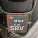 SENIX 40V 17" Electric Lawn Mower, Battery Powered Cordless Lawnmower, 2-in-1 Brushless Walk-Behind Push Mowers, 6 Heights Adjustment, cortadora de pasto, Includes 2x5Ah Batteries & Charger, LPPX2-M5