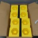 WELLUCK RV Leveling Blocks 12 Pack, Heavy Duty Camper Blocks & Interlocking Design Camper Levelers with 2 Velcro Straps - Customizable Height Sturdy RV Blocks for Single & Dual Wheels