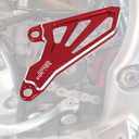 Dirt Bike Front Sprocket Cover Guard Aluminum CNC for CR250R CRF250R CRF250X CRF450R YZ125 YZ125X 2004-2025 Red