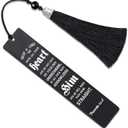 Hafhue Trust In Lord With All Your Heart Proverbs 3:5-6 Metal Bookmark with Tassels, Bible Verse Bookmark for Women Men, Inspirational Gifts for Book Lover Reader, Religious Faith Gifts for Christians