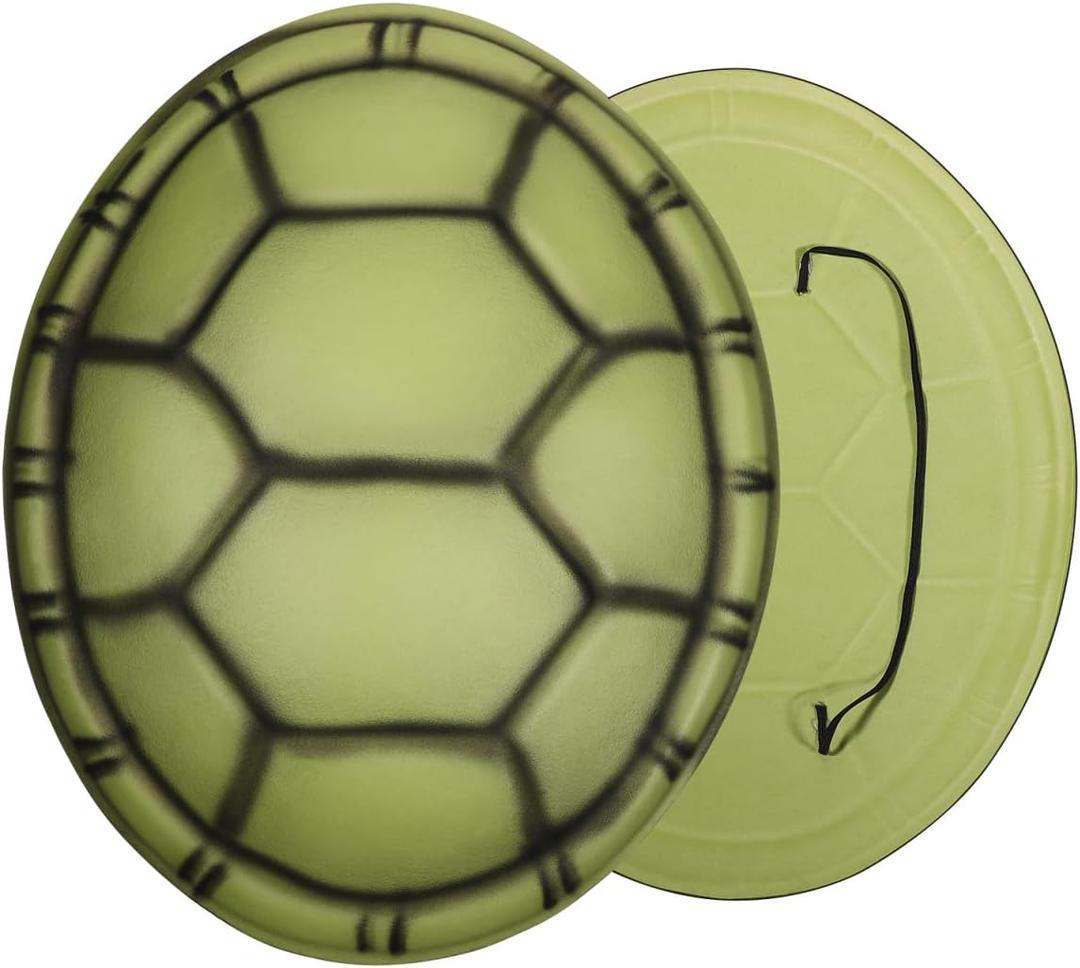 ABOOFAN Halloween Turtle Shell Costume Novelty Turtle Shell Backpack Halloween Cosplay Costume Party Carnival Performance Prop