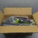 Pro Chaser Battery Powered Cordless Blower - 380 CFM with 2 X 4.0Ah 20V Batteries & Fast Charger, Lightweight Electric Leaf Blowers, 2 Variable Speed, Ideal for Yard, Patio & Sidewalk (Green)