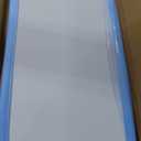 Correll 24"x48" Rectangular Classroom Activity Table, Height Adjustable (19"-29") Markerboard/Dry Erase Durable High Pressure Top, Blue Edge, Silver/Chrome Legs, School Furniture, Made in USA, Blue