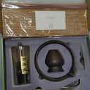 7-Piece Matcha Set with Ceramic Matcha Bowl, Bamboo Whisk (Chasen) & Holder, Sifter, Tea Scoop & Rest, Special Bamboo Tea Mat - Perfect Matcha Kit for Matcha Lovers & Gift Giving, Gilded (Gold)