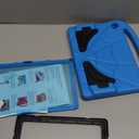 Fire HD 10 & HD 10 Plus Tablet Case for Kids(13/11th Gen, 2023/2021 Release)- Patamiyar Lightweight Shockproof Case with Screen Protector Handle Stand for Fire HD 10 Kids&Kids Pro -Blue