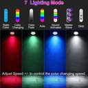 Litake DJ Par Lights, RGB 36 LED Stage Lights Sound Activated, Remote & DMX Controlled LED Uplights,7 Modes Uplighting for Dance Party Church Wedding Birthday Holiday Music Show-8 Pack