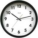 Equity 25509 Commercial Wall Clock, Black, 14-in. - Quantity 4