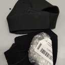 Welnove Gel Heel Protector Cups, Inserts Pads for Women Men, Plantar Fasciitis, Heels Spur Pain Relief, Achilles Tendonitis Dry Cracked Heel Support Cushion Black (W 4.5-9 / M 5-8)